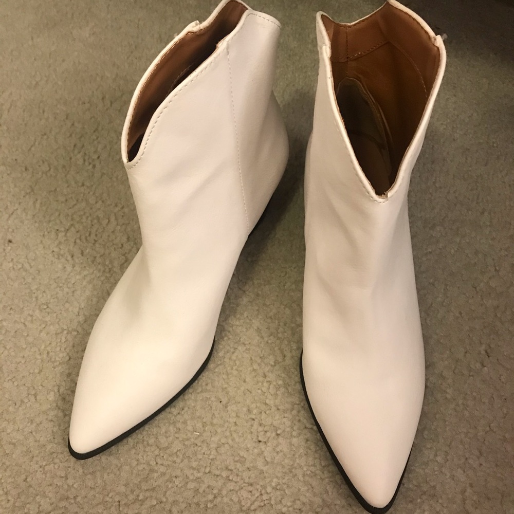 White booties